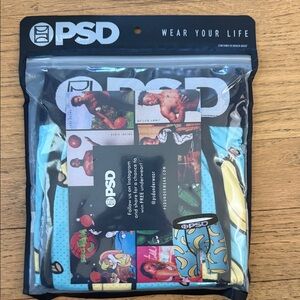 PSD Men's Boxer Briefs - Banana Design - Size Med, Large & XL available- New